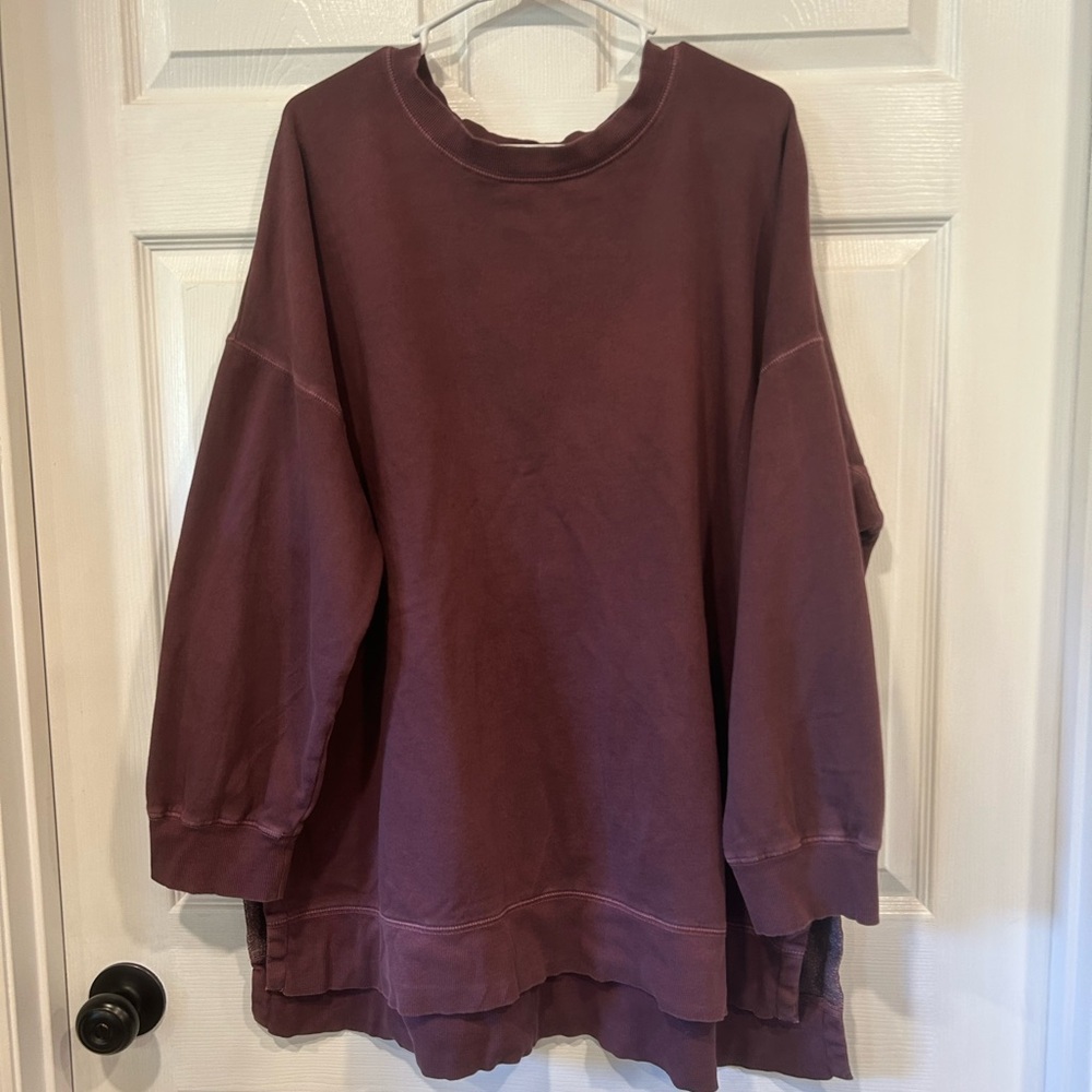 Old Navy Pullover Sweatshirt - Deep Plum XXL